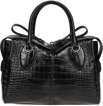 TOD'S(トッズ)☆AOZ BAULETTO PICCOLO Tod's Tods Borsa Bauletto Piccolo Any Zip - ShopStyle Tote Bags