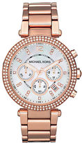 Thumbnail for your product : Michael Kors Ladies' Rose Gold Crystal Chronograph Watch