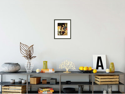 1000Museums The Holy Family by Raphael -Framed Giclee Print