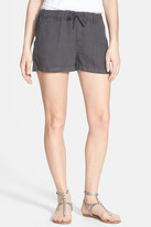 Thumbnail for your product : Caslon Drawstring Linen Shorts (Petite)