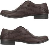 Thumbnail for your product : Pakerson Dark Brown Handmade Italian Leather Wingtip Oxford Shoes