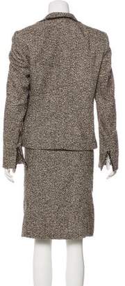 Akris Knee-Length Wool Skirt Suit