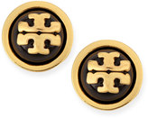 Thumbnail for your product : Tory Burch Melodie Logo Stud Dome Earrings, Navy
