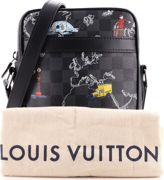 Louis Vuitton Danube Slim Bag Limited Edition Renaissance Map Damier  Graphite PM - ShopStyle