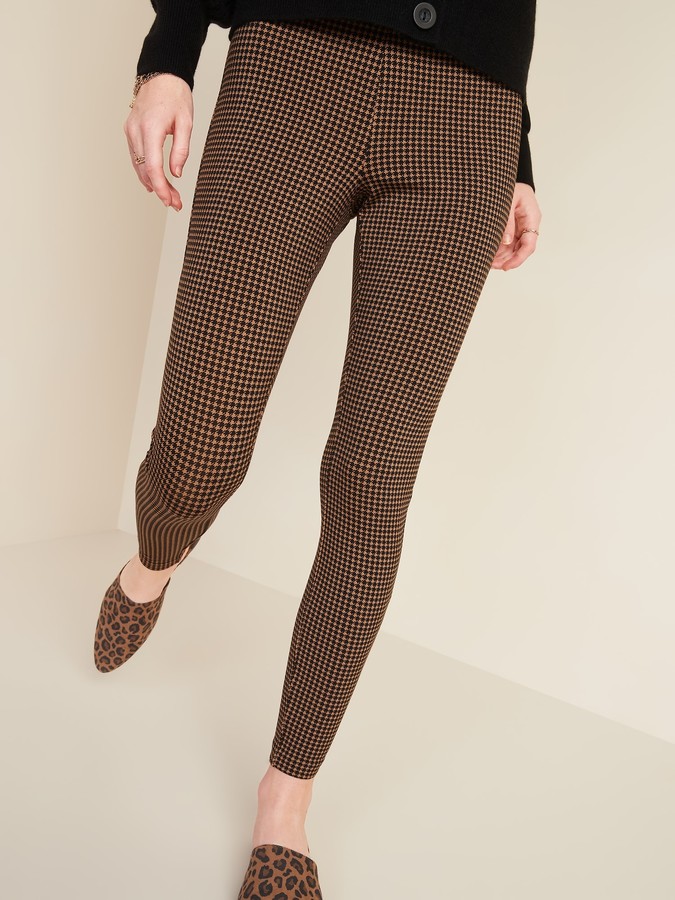 high waist ponte skinny pant