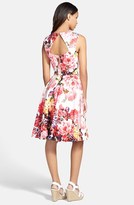 Thumbnail for your product : Maggy London Floral Print Cotton Sateen Fit & Flare Dress