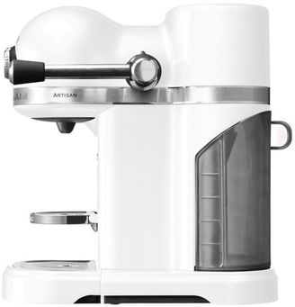 KitchenAid Nespresso Machine + Aeroccino Frosted Pearl