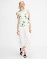 Thumbnail for your product : Ted Baker Elderflower Top With Neck Detail