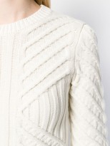 Thumbnail for your product : Alexander McQueen Chevron Knit Jumper