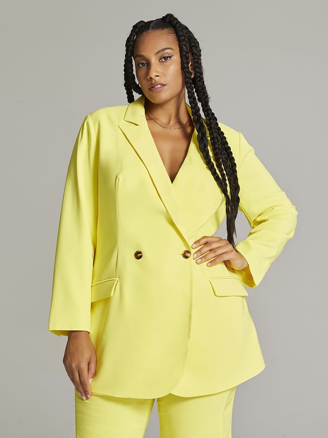 mustard yellow pant suit