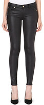 Thumbnail for your product : 7 For All Mankind Skinny mid-rise faux-leather jeans