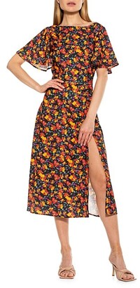 Alexia Admor Aster Floral Flare Dress