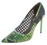 Thumbnail for your product : Reed Krakoff Cutout Leather Pumps