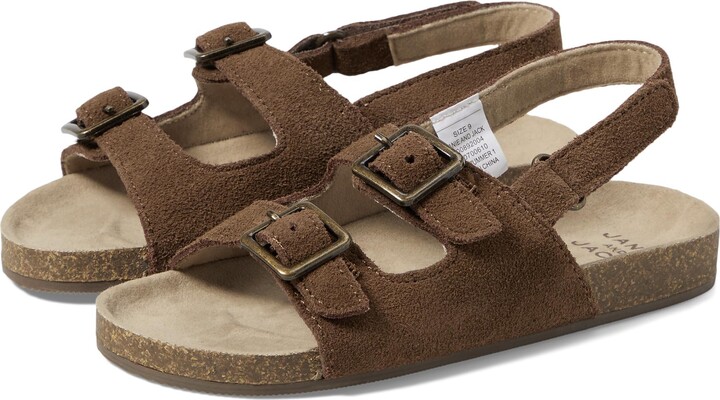 Janie and Jack Boys Brown Sandal (Toddler/Little Big Kid)