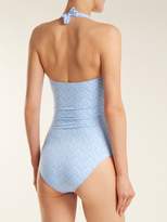 Thumbnail for your product : Melissa Odabash Zanzibar Twist Knot Swimsuit - Womens - Blue Print