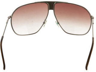 Saint Laurent Oversize Gradient Sunglasses