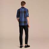 Thumbnail for your product : Burberry Check Cotton Linen Shirt