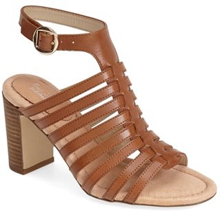 Dr. Scholl's 'Original Collection - Rachel' Leather Ankle Strap Sandal (Women)