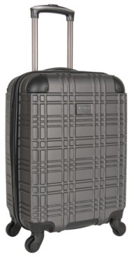 Ben Sherman   Luggage Embossed 20-Inch Carry-On Hard Shell Luggage