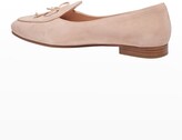 Thumbnail for your product : Kate Spade Devi Suede Bow Flat Loafers