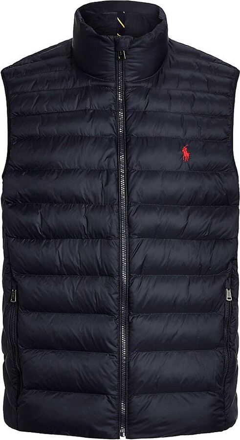 Polo Ralph Lauren Terra Packable Rain-Repellent Puffer Vest - ShopStyle