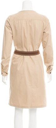 Mulberry Belted Shift Dress