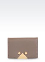 Thumbnail for your product : Giorgio Armani Business Card Holder In Boarded Calfskin