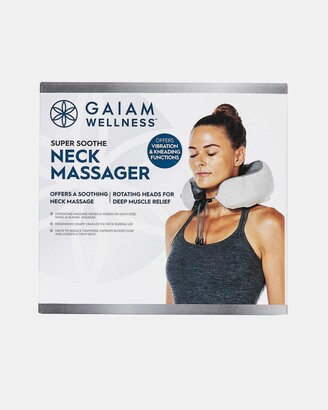 Gaiam Grey Massage - Wellness Super Soothe Neck Massager