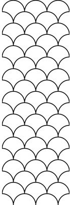 Wrought Studio Zuckerman Removable Scallop 4.17' L x 25\