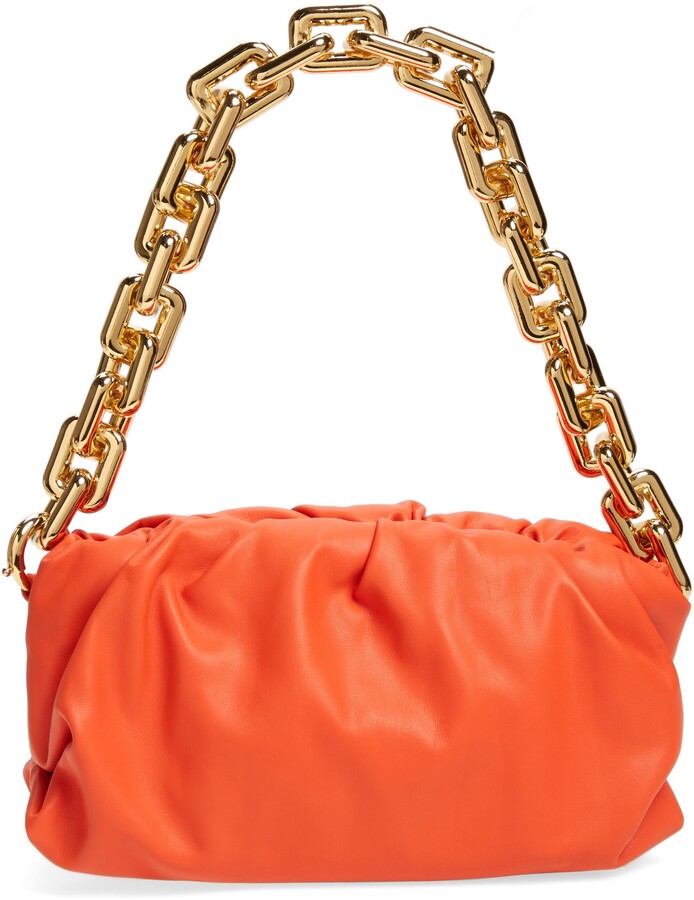 red orange bag