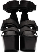 Thumbnail for your product : Rick Owens Black Gladiator Kiss Sandals