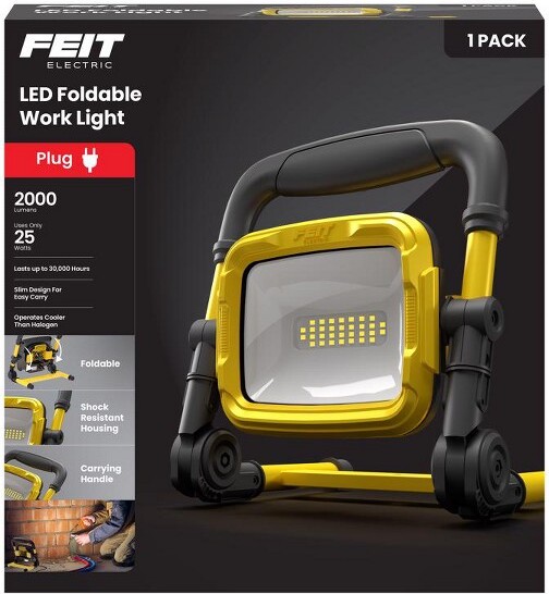 Feit FeitElectricProSeries2000lmLEDCordedStand(HorScissor)WorkLight