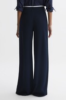 Thumbnail for your product : Reiss Petite High Rise Wide Leg Trousers