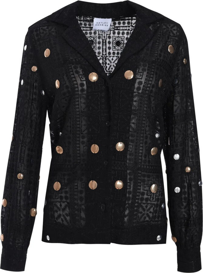 Hayley Menzies Stud-Embellished Shirt