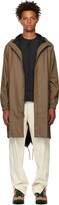 Thumbnail for your product : Rains Brown Fishtail Parka