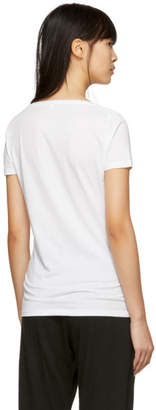 Skin White Easy V-Neck T-Shirt