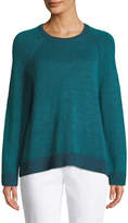 Thumbnail for your product : Eileen Fisher Organic Linen/Cotton Slub Sweater