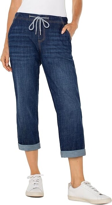 Liverpool Los Angeles Rascal With Back Pocket Flaps Women's Jeans San Gabriel : 4 24, Cotton/Denim/Elastane