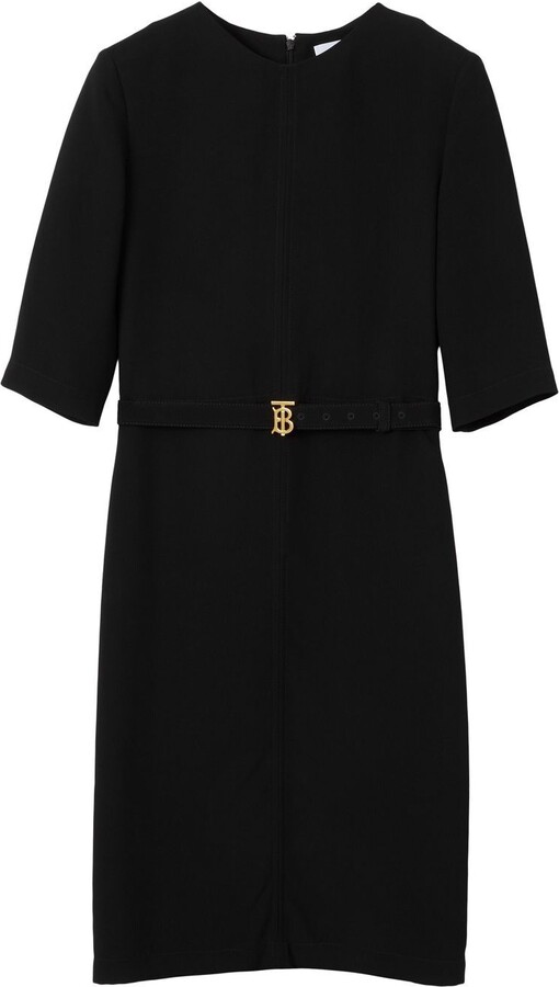 Burberry Monogram-Belt Midi Dress - ShopStyle