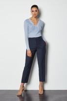 Thumbnail for your product : Karen Millen Luxe Wool Blend Suit Trouser