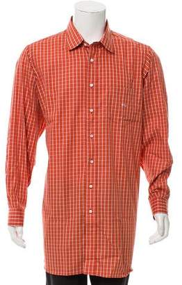 Burberry Plaid Button-Up Shirt w/ Tags