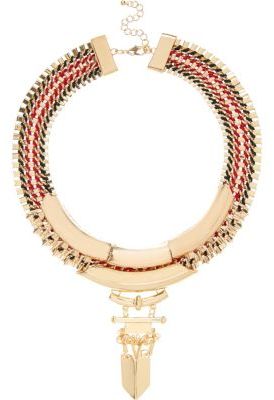River Island Womens Gold tone statement necklace
