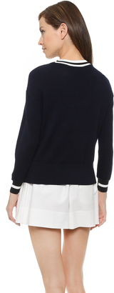 3.1 Phillip Lim Contrast Stripe Cashmere Sweater