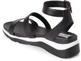Thumbnail for your product : Steve Madden Black Relish Leather Sport Sandals