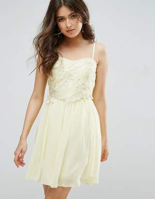 Little Mistress Embroidered Fit And Flare Dress