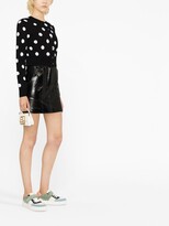 Thumbnail for your product : Polo Ralph Lauren Cropped Polka-Dot Cardigan