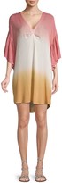 Thumbnail for your product : Young Fabulous & Broke Tula Gradiant Bell-Sleeve Shift Dress