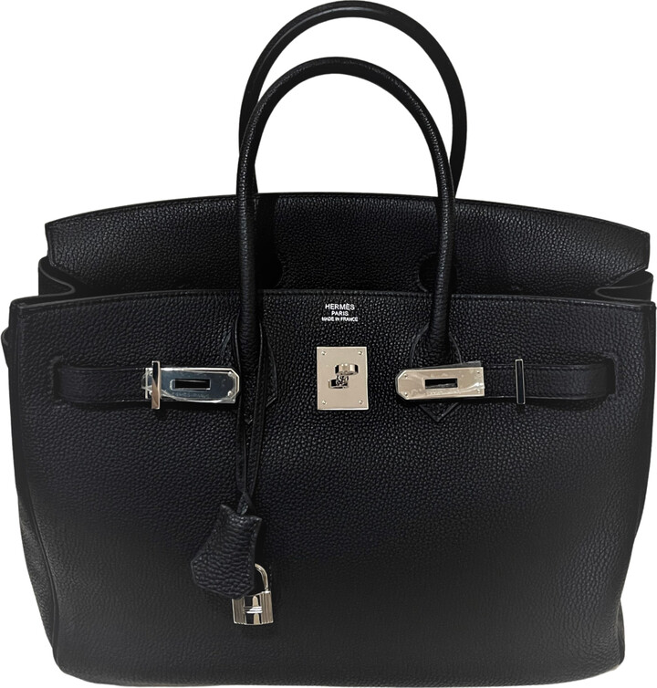 Hermes Birkin 35 leather handbag ShopStyle Shoulder Bags