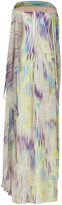 Thumbnail for your product : Matthew Williamson Mauve and Peridot Printed Silk Gown