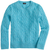 Thumbnail for your product : J.Crew Kids' cashmere cable crewneck sweater
